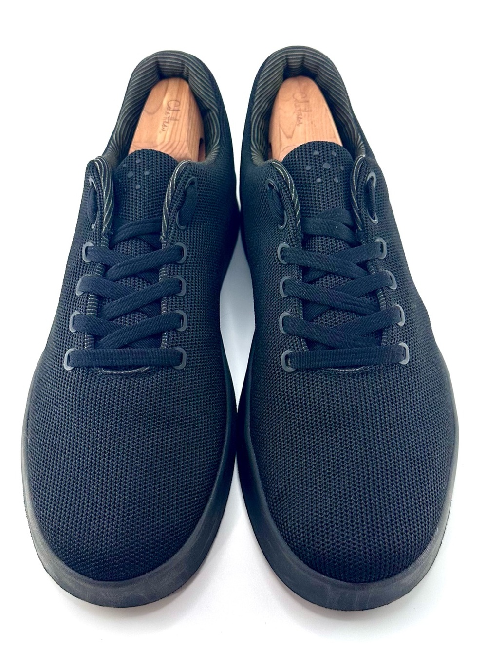 Atoms Model 001 Black Knit Everyday Comfort Sneakers Men 10.5 Women 12